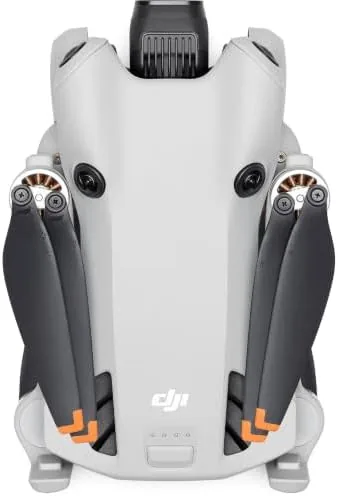 Close up of the folding arms and gimbal housing on the replacement aircraft