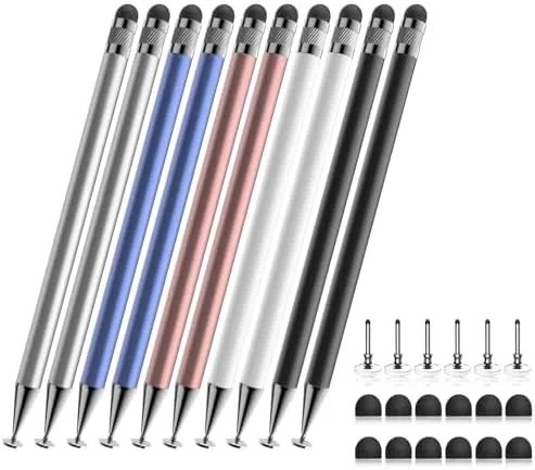 Bopomofo Stylus(10 Pcs),2-in-1 Stylus Pen for Touchscreen,Stylus Pen | Metal Barrel,Suitable for Apple(iPhone/ipad)/Nintendo Switch/Samsung/Google/Microsoft/Android Review: Tested and Rated