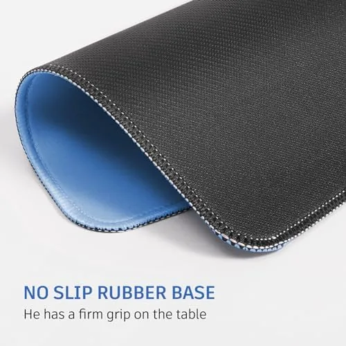 The Blue Mouse Pad, 10.2 x 8.2 Inch, 3mm Thick, Non-Slip in real use