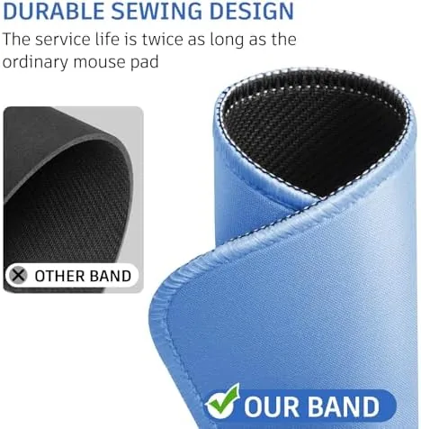 Another view of the Blue Mouse Pad, 10.2 x 8.2 Inch, 3mm Thick, Non-Slip