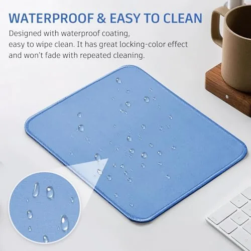 The Blue Mouse Pad, 10.2 x 8.2 Inch, 3mm Thick, Non-Slip compared in context