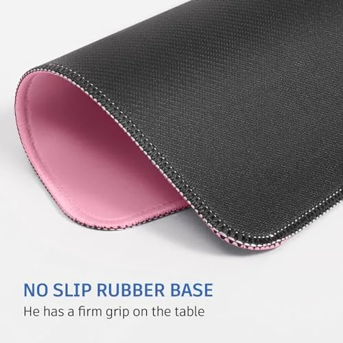 The Mouse Pad, Nice and Cute, Splash-Proof Textured, Stitched Edge Non-Slip in real use