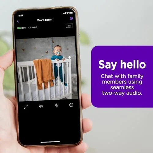 Another view of the Roku Indoor Camera for Home Security, 1-Pack - Wired Security