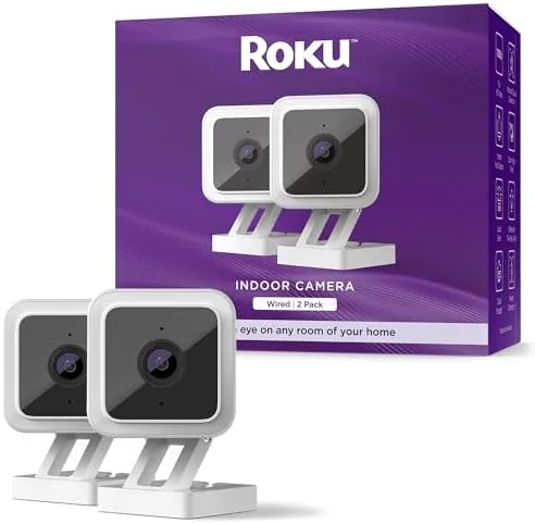 The Roku Indoor Camera for Home Security, 1-Pack - Wired Security compared in context