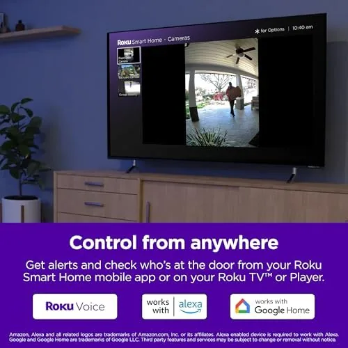 The Roku Smart Home Wireless Video Doorbell & Chime - 1440p in real use