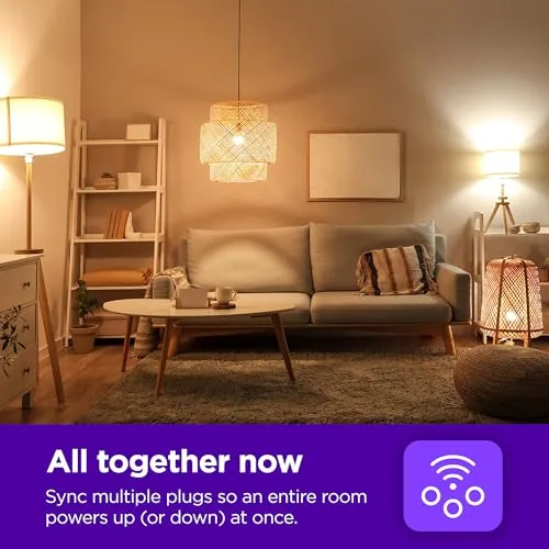 Another view of the Roku Smart Home Indoor Smart Plug, 2-Pack - WiFi Smart