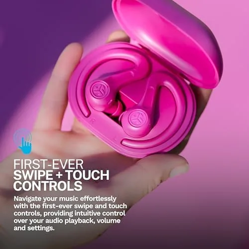 Close look at the JLab , JBuds Sport ANC 4, True Wireless Earbuds, Active build quality