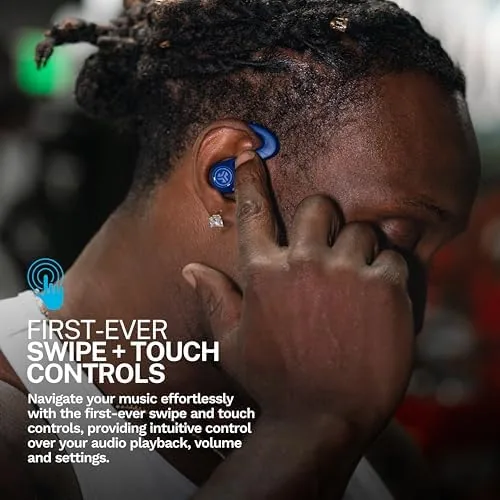 Close look at the JLab, JBuds Sport ANC 4, True Wireless Earbuds, Active Noise build quality