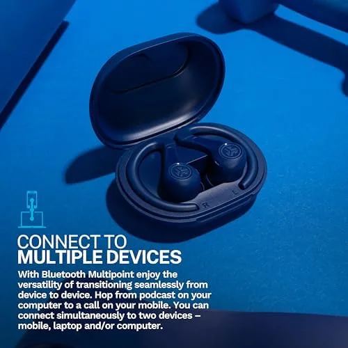 Another view of the JLab, JBuds Sport ANC 4, True Wireless Earbuds, Active Noise
