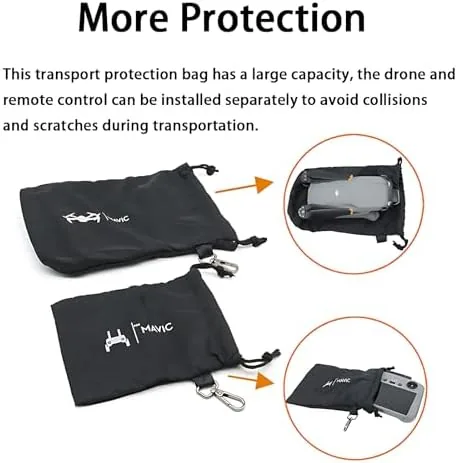 The Protective Aircraft Sleeve for Dji Mavic Mini 3/3/4/5 Pro/Air 3s/Neo//Mini in real use