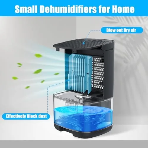 Close look at the Dehumidifiers for Bedroom 35oz Small Dehumidifier for Home 2500 Cubic build quality