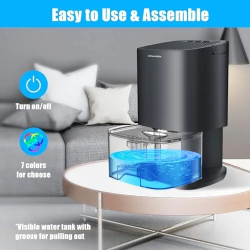 Another view of the Dehumidifiers for Bedroom 35oz Small Dehumidifier for Home 2500 Cubic