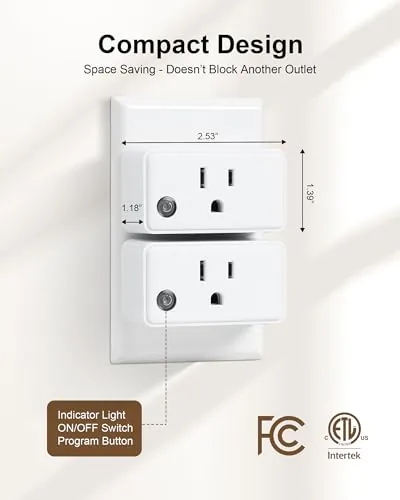 Another view of the Remote Control Outlet with Wireless Wall Switch, 200FT Long Range