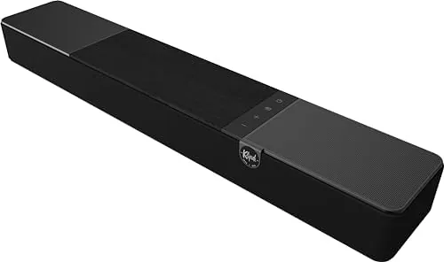 Klipsch FLEXUS-100 soundbar ports and connections close up