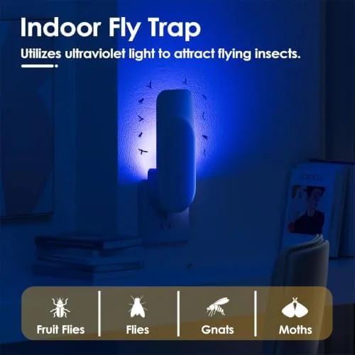 The TIENBE Flying Insect Trap, 2 in 1 Indoor Plug-in Fruit in real use