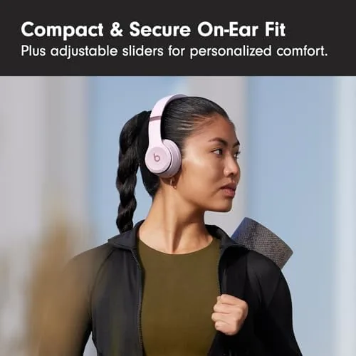 Beats Solo 4 ear cup detail showing the plush cushion