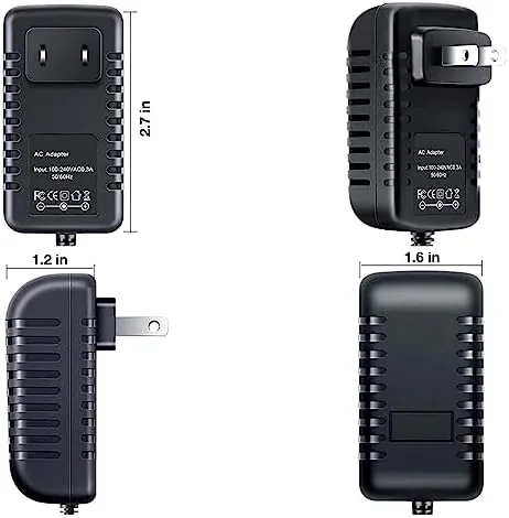Close look at the AC Adapter Replacement for Echo Dot B7W644 B7W64E 4th Gen build quality