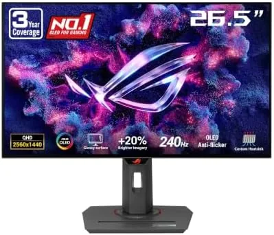 Overview of the ASUS ROG XG27AQDMG 27 Inch 1440p 240Hz Glossy OLED Gaming