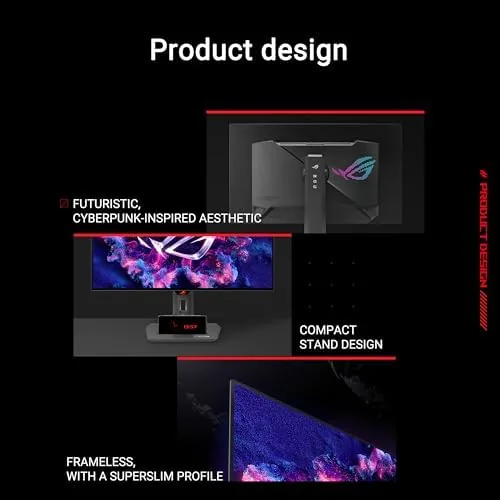The ASUS ROG XG27AQDMG 27 Inch 1440p 240Hz Glossy OLED Gaming compared in context