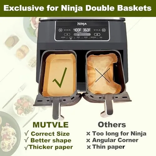 Close look at the Air Fryer Liners for Ninja Dual, Ninja Foodi Air Fryer build quality