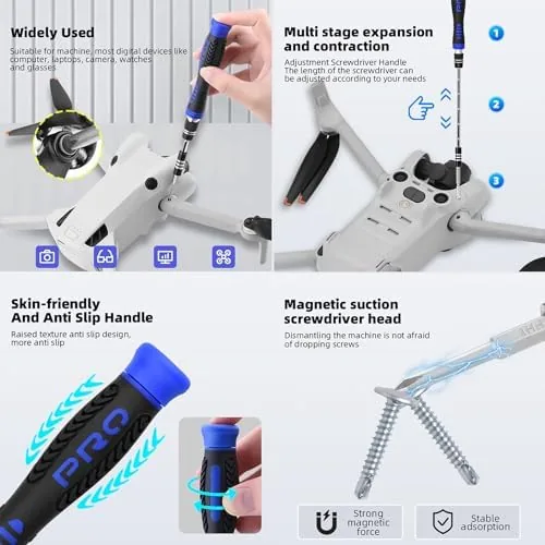 Another view of the CAPART Drone Repair Tools Kit for DJI Mini 4/3 Pro