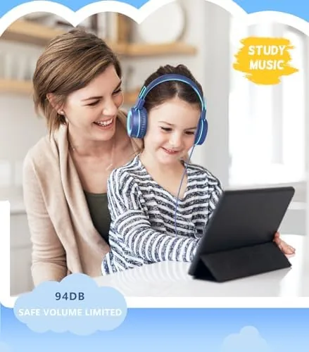 The Bywulanda Upgrade USB Type C Kids Headphone for School, 94dB in real use