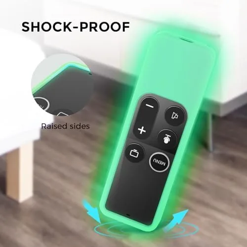 The AhaStyle Protective Case for Apple TV 4K Siri Remote 3rd in real use