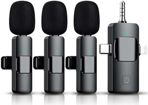 3 in 1 Wireless Lavalier Microphone for iPhone, iPad, Android, Camera,12-Hour Battery, mini Noise Review: Tested and Rated