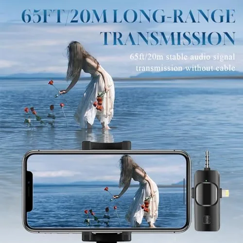The 3 in 1 Wireless Lavalier Microphone for iPhone, iPad, Android compared in context