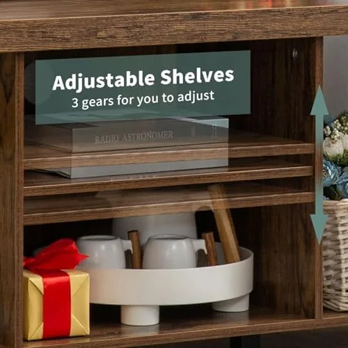 The TV Stand for TV up to 65 Inches, TV Cabinet in real use
