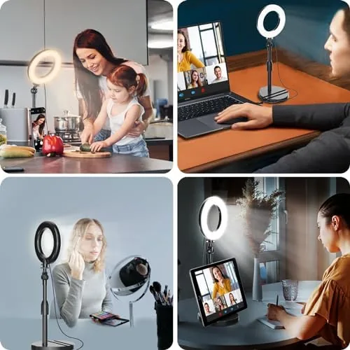 Testing the Desk Ring Light with Telescopic Stand, Travel Desktop Hola Light over two weeks