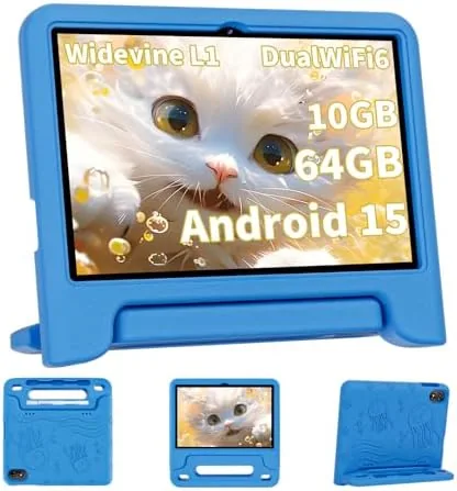 Overview of the COLORROOM 2026 Upgraded Android 15 Tablet, 10inch Kids Tablet, Octa-core