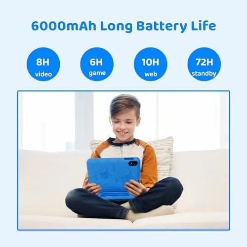The COLORROOM 2026 Upgraded Android 15 Tablet, 10inch Kids Tablet, Octa-core in real use