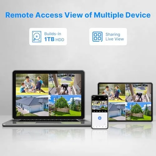 Another view of the Hiseeu Wireless Security Camera, 5MP WiFi Camera, Compatible NVR System