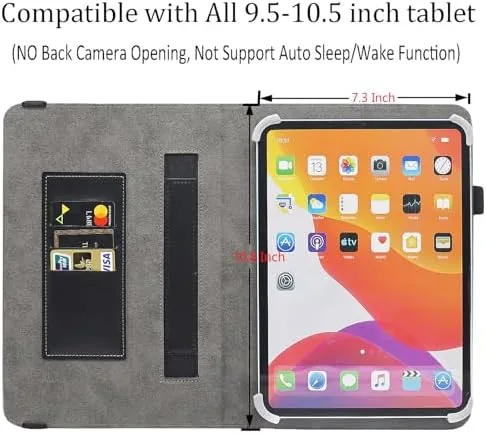 Another view of the Universal 10 10.1 11 Inch Android Tablet Case Cover for