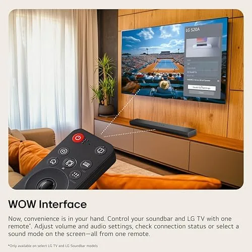 The LG S40TR system next to a single soundbar and a 2.1 soundbar with subwoofer