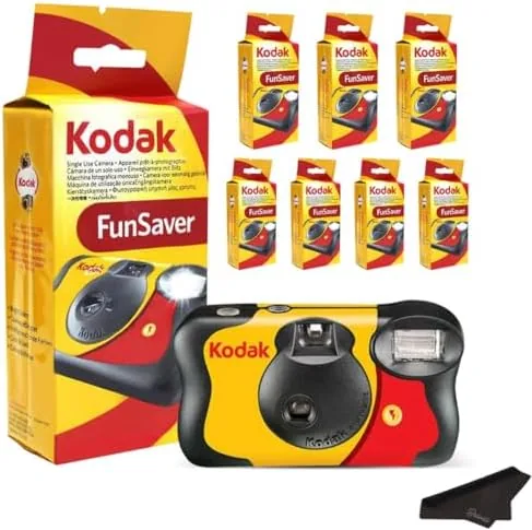 Overview of the Kodak Funsaver Disposable Camera Bulk one time Single use 7-Pack