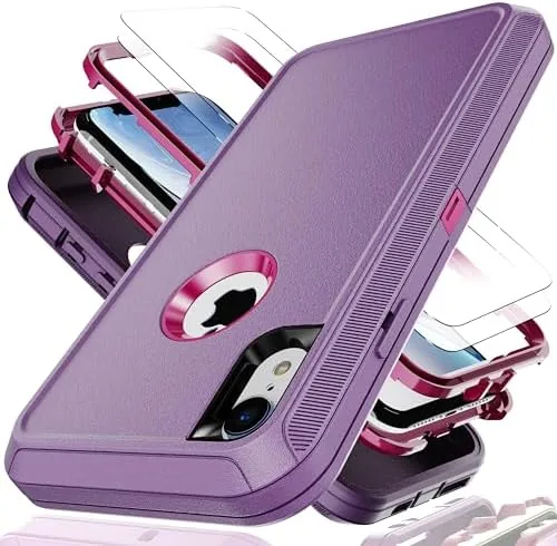 for iPhone XR Case with Explosion-Proof Film[2 Pack],3 in 1 Shockproof TPU Hard PC Review: Tested and Rated