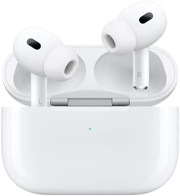 Close-up of the AirPods Pro 2 earbud and its silicone tip