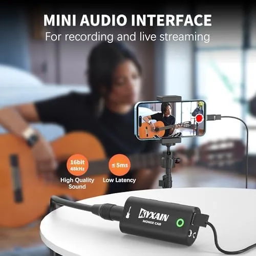 Close look at the Guitar Audio Interface Pocket Internal Recording Sound Card with Type-C build quality