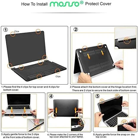 The MOSISO Compatible with MacBook Pro 13 inch Case M2 M1 compared in context