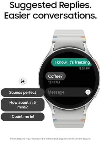 Galaxy Watch 7 next to the older Galaxy Watch 6 for comparison