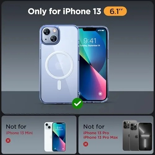 Close look at the miracase Magnetic for iPhone 13 Case 6.1 inch (Compatible with build quality