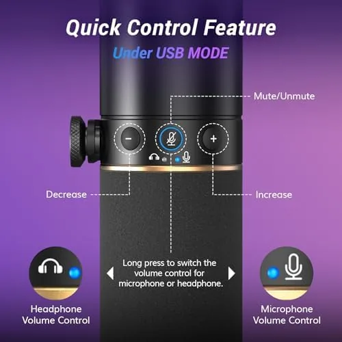 The TONOR Dynamic Podcast Microphone, XLR/USB Mic for Recording, Streaming, XLR compared in context