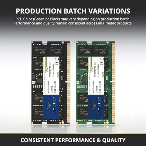 Laptop back open showing the memory slot with the module installed