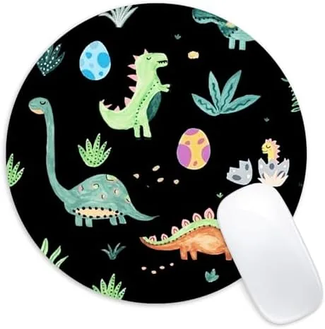 Testing the White Flower Round Mouse Mat - Funny Small Mouse Pad over two weeks