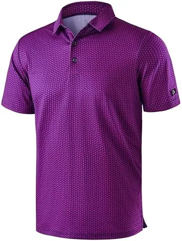 Testing the Obla Men's Golf Polo Shirts Print Short Sleeve Dry Fit over two weeks