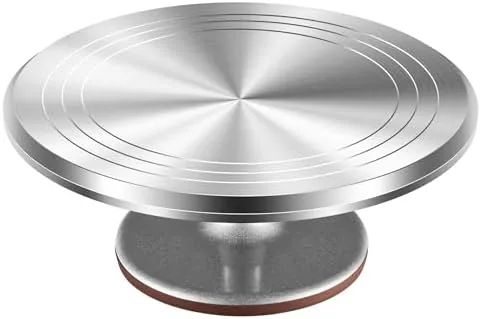 Testing the Kootek Aluminum Cake Stand Turntable for Party, Base Giratoria Para over two weeks