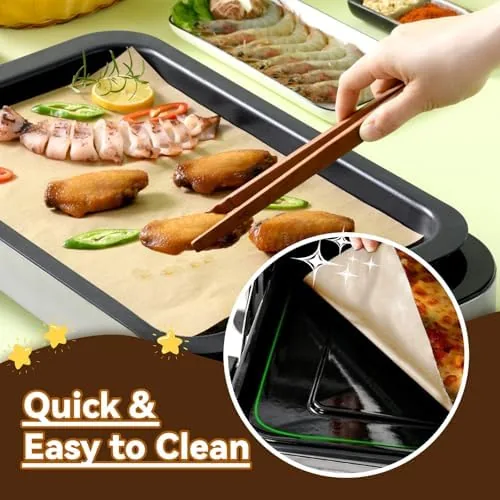 Another view of the 120PCS Air Fryer Liners Disposable for Breville Smart Oven BOV900BSS