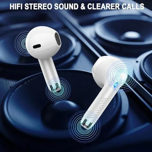 Earbuds in a pocket with the mini case and phone on a commute